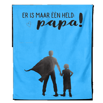 Fleecedeken Vaderdag - Held - Pillow Buddies