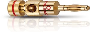 Oehlbach: Banana B2 Stekker < 10mm² - 4 stuks - Goud