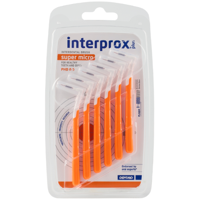 Interprox Plus Super Micro Oranje PHD 0.9 mm Ragers - 6 stuks Interprox Plus Super Micro Oranje PHD 0.9 mm Ragers - 6 stuks
