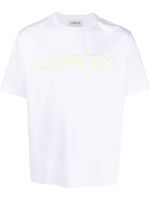 Lanvin t-shirt en coton à logo en relief - Blanc - thumbnail