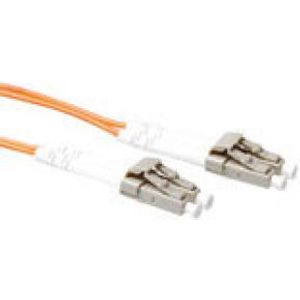 ACT 2 meter LSZH Multimode 50/125 OM2 glasvezel patchkabel duplex met LC connectoren