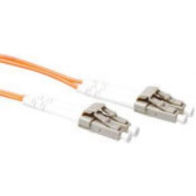 ACT 2 meter LSZH Multimode 50/125 OM2 glasvezel patchkabel duplex met LC connectoren