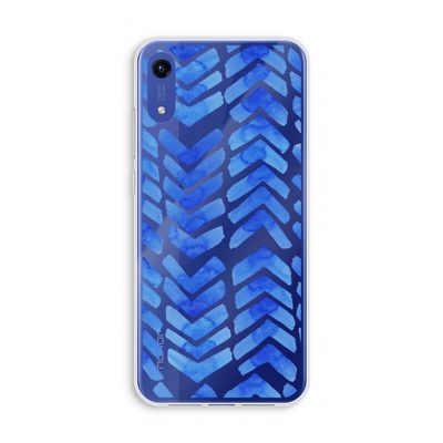 Blauwe pijlen: Honor Play 8A Transparant Hoesje