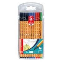 Fineliner stabilo point 88/10 office f ass 10st | 10 stuks