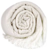 Unique Living fleece plaid 'Feeke' - 130x170cm - Pebble - thumbnail
