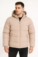 Winterjas Heren - ICON - Steekzakken - Beige
