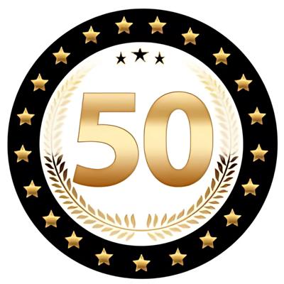 Bierviltjes 50 - 75x stuks - zwart/goud - luxe - verjaardag/jubilea - feestartikelen