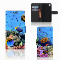 Sony Xperia Z5 | Z5 Dual Telefoonhoesje met Pasjes Vissen - thumbnail