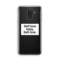 Self love: Samsung Galaxy J8 (2018) Transparant Hoesje Self love: Samsung Galaxy J8 (2018) Transparant Hoesje