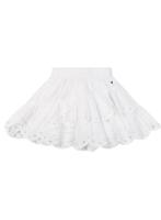 Kids Woven Broderie Skirt Soft White