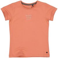 LEVV Meisjes t-shirt - Daniek - Perzik abrikoos - thumbnail