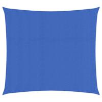 Zonnezeil 160 g/m vierkant 5x5 m HDPE blauw - thumbnail