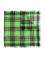 Burberry Kids écharpe à carreaux - Vert