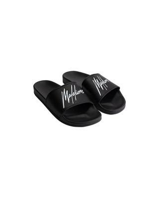 Malelions Signature Slides Ma3-ss25-05 Slippers 904 Black/white