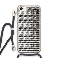 Crazy shapes: iPhone 8 Transparant Hoesje met koord Crazy shapes: iPhone 8 Transparant Hoesje met koord