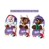 Milka knuffelbeer chocoladecadeau - één van drie figuren - 96g