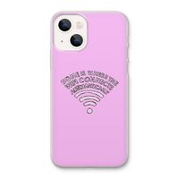 Home Is Where The Wifi Is: iPhone 13 Transparant Hoesje