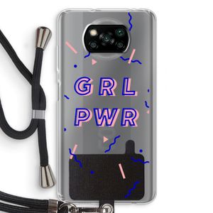 GRL PWR: Xiaomi Poco X3 NFC Transparant Hoesje met koord