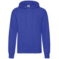 Fruit of the Loom Sweater - met capuchon - blauw - volwassenen - Hoodie