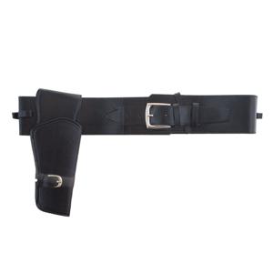 Verkleed cowboy holster voor een revolver/pistool - holsterriem - volwassenen - carnaval