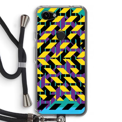 Skew Bee 3: Pixel 3a Transparant Hoesje met koord