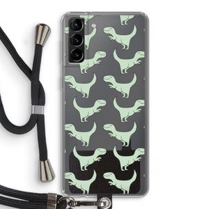 Dinos: Samsung Galaxy S21 Plus Transparant Hoesje met koord