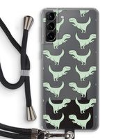 Dinos: Samsung Galaxy S21 Plus Transparant Hoesje met koord Dinos: Samsung Galaxy S21 Plus Transparant Hoesje met koord