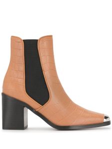 Senso bottines à bout carré - Marron