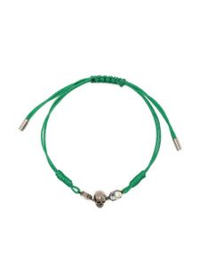 Alexander McQueen bracelet à breloque tête de mort - Vert