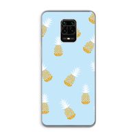 Ananasjes: Xiaomi Redmi Note 9 Pro Transparant Hoesje Ananasjes: Xiaomi Redmi Note 9 Pro Transparant Hoesje