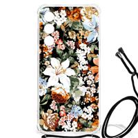 Case voor Samsung Galaxy A55 Dark Flowers - thumbnail