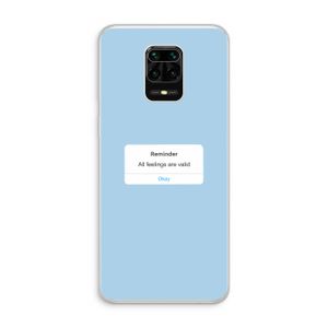 Reminder: Xiaomi Redmi Note 10 Lite Transparant Hoesje