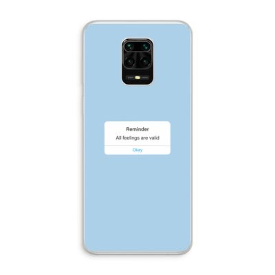 Reminder: Xiaomi Redmi Note 10 Lite Transparant Hoesje