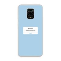 Reminder: Xiaomi Redmi Note 10 Lite Transparant Hoesje