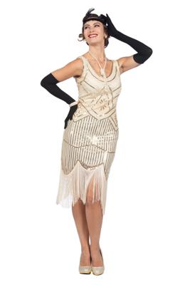 Charleston 20&apos;s jurk wit