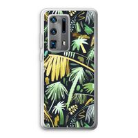 Tropical Palms Dark: Huawei P40 Pro Plus Transparant Hoesje