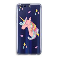 Roze eenhoorn: Honor 9 Transparant Hoesje