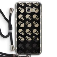Musketon Skulls: Samsung Galaxy A5 (2017) Transparant Hoesje met koord