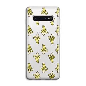 Bananas: Samsung Galaxy S10 4G Transparant Hoesje