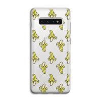 Bananas: Samsung Galaxy S10 4G Transparant Hoesje - thumbnail