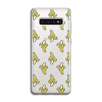 Bananas: Samsung Galaxy S10 4G Transparant Hoesje