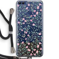 Sierlijke bloemen: Huawei P Smart (2018) Transparant Hoesje met koord