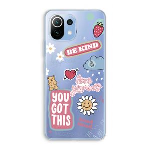 Positivity: Xiaomi Mi 11 Lite Transparant Hoesje