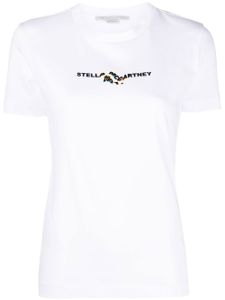 Stella McCartney t-shirt 2001 à logo imprimé - Blanc