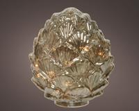 MicroLED denappel BO d17h19 cm klassiek warm kerstverlichting - Lumineo