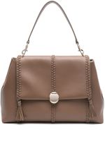 Chloé grand sac porté épaule Penelope en cuir - Marron - thumbnail