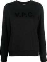 A.P.C. sweat à logo imprimé - Noir - thumbnail