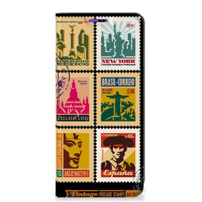 Samsung Galaxy A22 4G | M22 | Book Cover | Postzegels Samsung Galaxy A22 4G | M22 | Book Cover | Postzegels