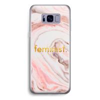 Feminist: Samsung Galaxy S8 Transparant Hoesje - thumbnail