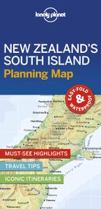 Wegenkaart - landkaart Planning Map New Zealand's South Island - Zuidereiland Nieuw Zeeland | Lonely Planet